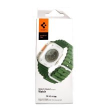 Spigen Silicon Ribbed Band для Apple Watch 42/44/45/49 mm Alfalfa Glass