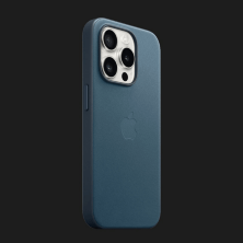 Чохол Original FineWoven with MagSafe Apple iPhone 15 Pro Max Pacific Blue