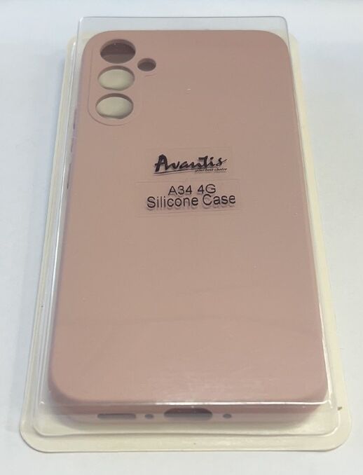 Avantis Full Silicone Case Samsung A34 Dark Blue