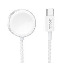 Бездротовий зарядний пристрій HOCO CW59 для Apple Watch / Samsung Watch, білий