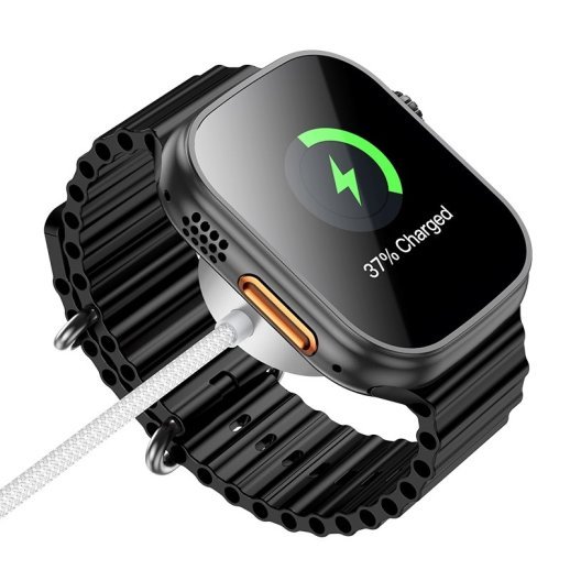 Бездротовий зарядний пристрій HOCO CW59 для Apple Watch / Samsung Watch, білий