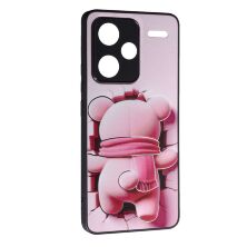 Накладка Fashion Mix для Xiaomi Redmi Note 13 Pro Plus (5G) Pink Bear
