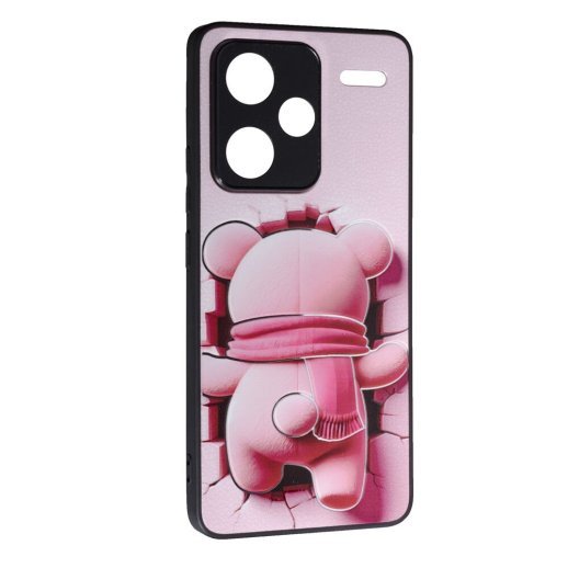 Накладка Fashion Mix для Xiaomi Redmi Note 13 Pro Plus (5G) Pink Bear