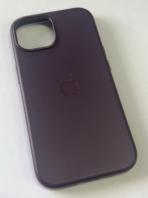 Чехол Leather Case Apple Iphone 15 MagSafe Violet
