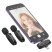 Бездротовий петличний мікрофон HOCO L15 Dual-mic clip-on Lightning / Type-C
