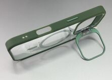 Чехол Magnetic Stand and Magsafe Apple Iphone 16 Pro Dark Green