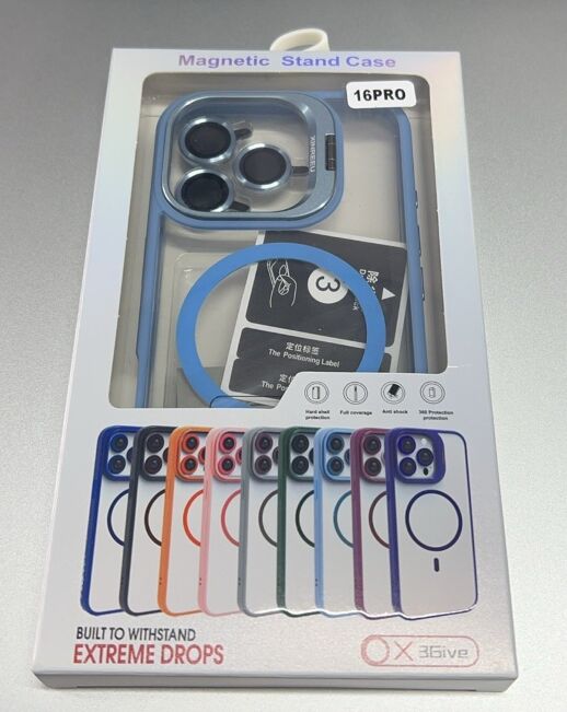 Чехол Magnetic Stand and Magsafe Apple Iphone 16 Pro Dark Green