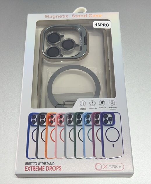 Чехол Magnetic Stand and Magsafe Apple Iphone 16 Pro Dark Green