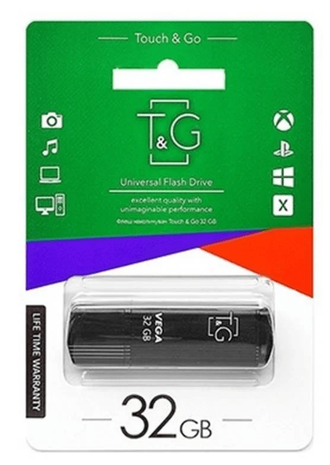 USB Flash Drive T&G TG121 Vega 32GB Чёрный