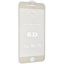 Захисне скло 6D ORIGINAL для APPLE IPHONE 7 | 8 БІЛИЙ