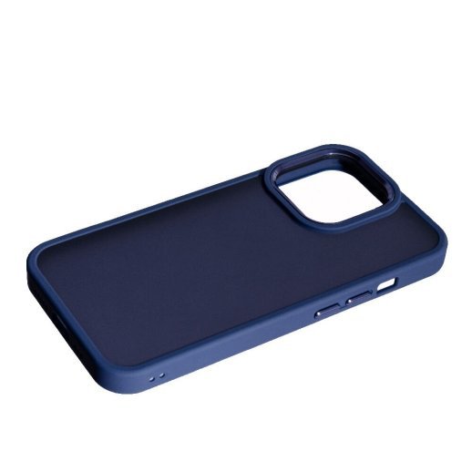 Накладка Matte Metal Buttons для Apple iPhone 13 Pro Max Dark Blue