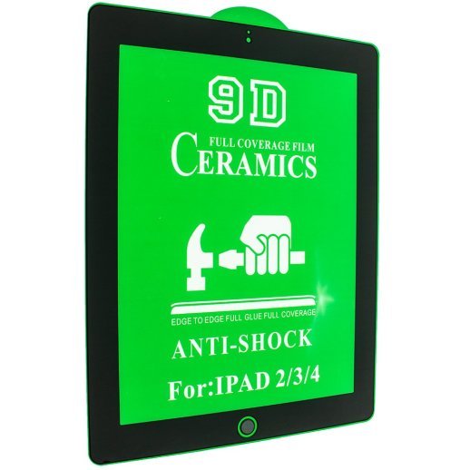 CERAMICS FILM ANTI-SHOCK APPLE IPAD 1 | 2 | 3 | 4 9.7" (2010-2012) ЧОРНИЙ
