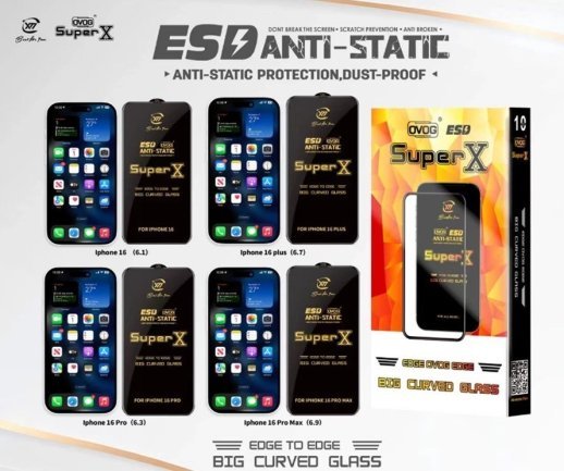 Захисне скло ESD SUPER X APPLE iPhone 16 PRO | iPhone 17 6.3"