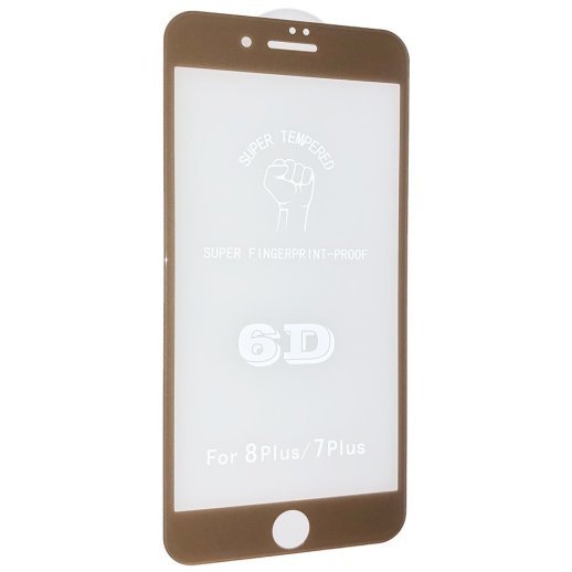 Захисне скло 6D ORIGINAL для APPLE IPHONE 7 PLUS | 8 PLUS ЗОЛОТИЙ