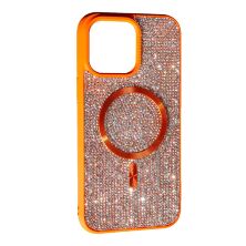 Накладка Diamond Magsafe для Apple iPhone 16 Pro Max Orange