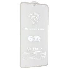 Захисне скло 6D ORIGINAL для APPLE IPHONE X | XS | 11 PRO БІЛИЙ