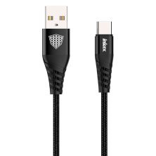 КАБЕЛЬ USB INKAX CB-02 TYPE-C Тканинна обплетення 1 метр 2,1А
