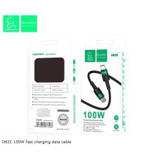 Кабель USB-C Denmen D62C Type-C - Type-C (100W)