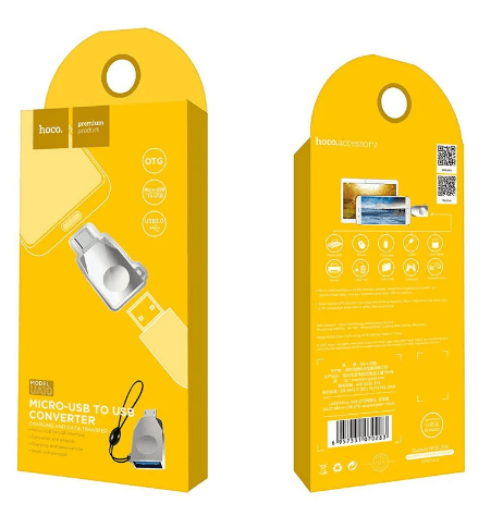 OTG Hoco UA10 Micro-USB Pearl Nickel