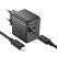 Мережевий зарядний пристрій HOCO CS16A Wish PD 20W TWO-WAY Type-C / Lighning + кабель TYPE-C - Lightning, чорний