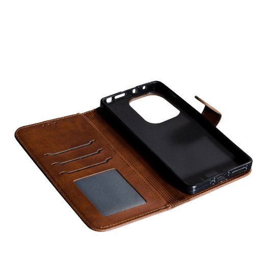 Flip Cover "Business" для Xiaomi Redmi Note 13 Pro (4G) /Poco M6 Pro (4G) Dark Brown
