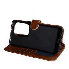 Flip Cover "Business" для Xiaomi Redmi Note 13 Pro (4G) /Poco M6 Pro (4G) Dark Brown