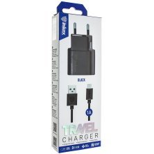 Мережевий зарядний пристрій INKAX CD-08 1.0A + USB кабель MICRO