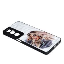 Накладка Prisma Ladies New для Realme C65 (4G) Girl in a hoodie