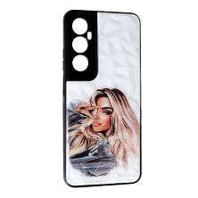 Накладка Prisma Ladies New для Realme C65 (4G) Girl in a hoodie