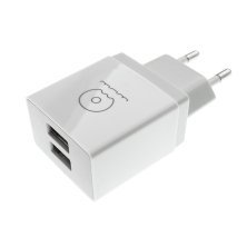 Мережевий зарядний пристрій WUW T23 2 USB + USB Lightning 2100 mA