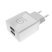 Мережевий зарядний пристрій WUW T23 2 USB + USB Lightning 2100 mA