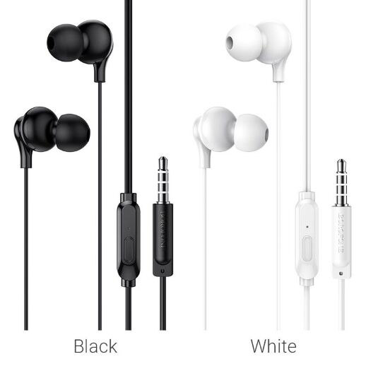 Дротові навушники BOROFONE BM59, білий