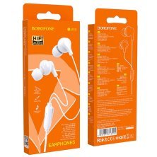 Дротові навушники BOROFONE BM59, білий