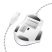 Мишка дротова HOCO GM31 Overlord luminous gaming, white blue