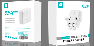 Мережевий зарядний пристрій WUW C23 4 PORTS 20W
