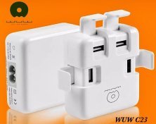 Мережевий зарядний пристрій WUW C23 4 PORTS 20W