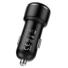 Автомобільний зарядний пристрій BOROFONE BZ17 Core dual port QC3.0 car charger