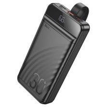 Power Bank HOCO J123B Element 30000 mAh 22.5W+PD20W fully compatible with digital display, чорний