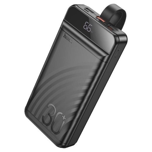 Power Bank HOCO J123B Element 30000 mAh 22.5W+PD20W fully compatible with digital display, чорний