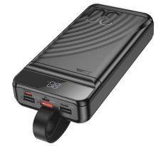 Power Bank HOCO J123B Element 30000 mAh 22.5W+PD20W fully compatible with digital display, чорний
