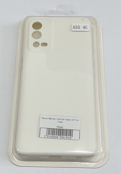 Чохол Silicone Case for Oppo A55 No Logo Pink