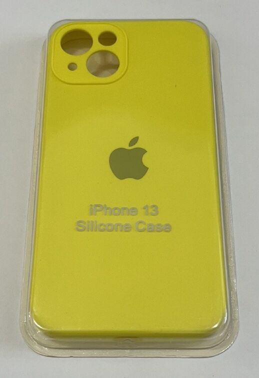 Чохол Silicone Case Copy Apple iPhone 13 Square Yellow, 09