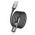 USB кабель HOCO U144 USB to Lightning, 27 Вт PD, довжина 1,2 м, чорний