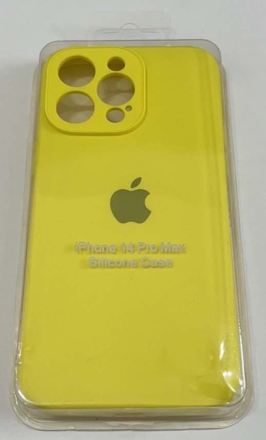 Чохол Silicone Case Copy Apple iPhone 14 Pro Max Square Yellow, 09
