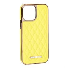 Чохол Puloka Leather Case для Apple iPhone 13 Pro Yellow