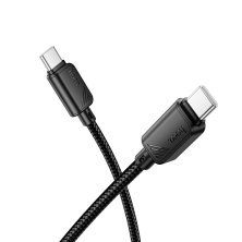 USB-C кабель HOCO X113 Type-C - Type-C 60W, 1 метр, чорний
