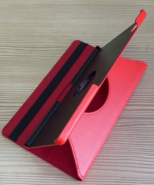 Книжка кожа планшет (360 градусов) Lenovo M10 Plus  HD X606 Red