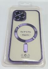 Case Magsafe With Frame for Apple Iphone 12 Pro Light Purple
