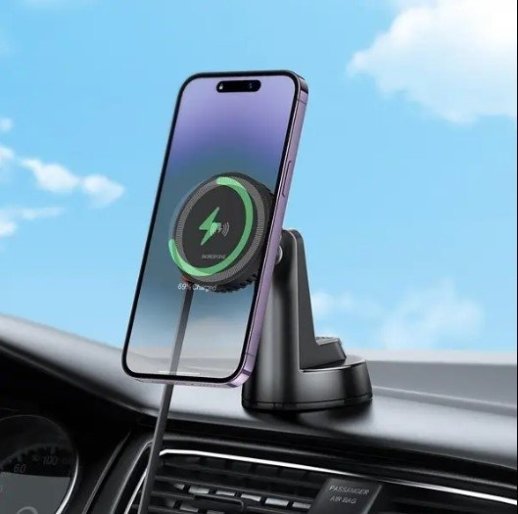 Автомобільний тримач BOROFONE BH208 бездротова швидка зарядка