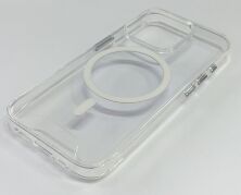 Силикон Space for Apple Iphone 15 Pro with Magsafe Прозорий